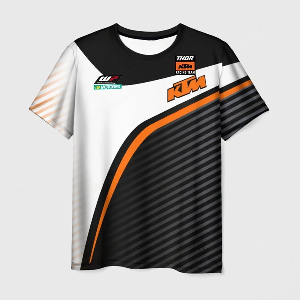 2026 여름 KTM 티셔츠 신상품 모토렉스 3D 프린팅 저지 MXGP 통기성 레이싱 팀 모토크로스 성인 저지