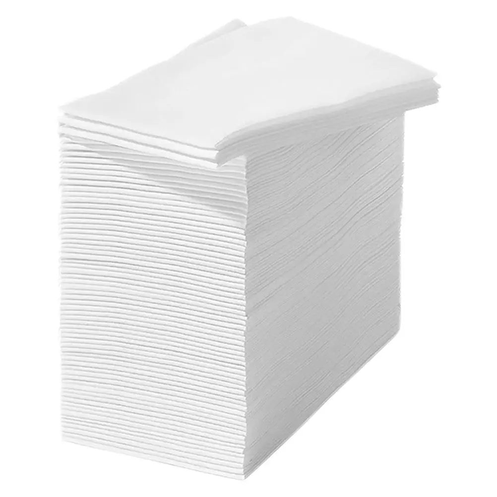 100Pcs Thick Paper Napkins Banquet Cocktail Party Wedding Serviettes Disposable Towels Golden Print Guest Luncheon Tabletop
