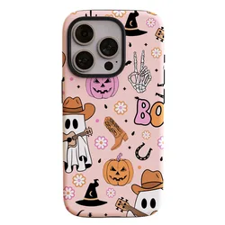 Cute Pink Halloween 2 - in - 1 Film Shell Phone Case for Honor Magic4 Lite (WSJ020)
