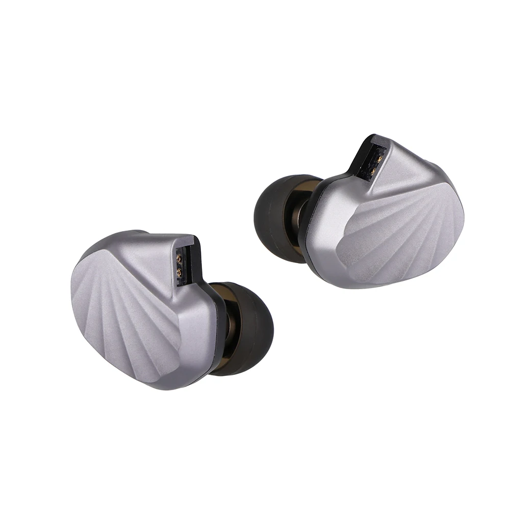 SeekReal Dawn 10mm*14mm Square Planar Driver + 1*BA Hybrid Drivers HiFi In-Ear Earphones with 0.78 2pin Detachable Silver-plated 4