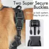 Dog Harness for Dogs No Pull Chest Harness Dog Traction Medium Dog Vest Adjustable Padded Vest Breathable with Reflective Tape 5