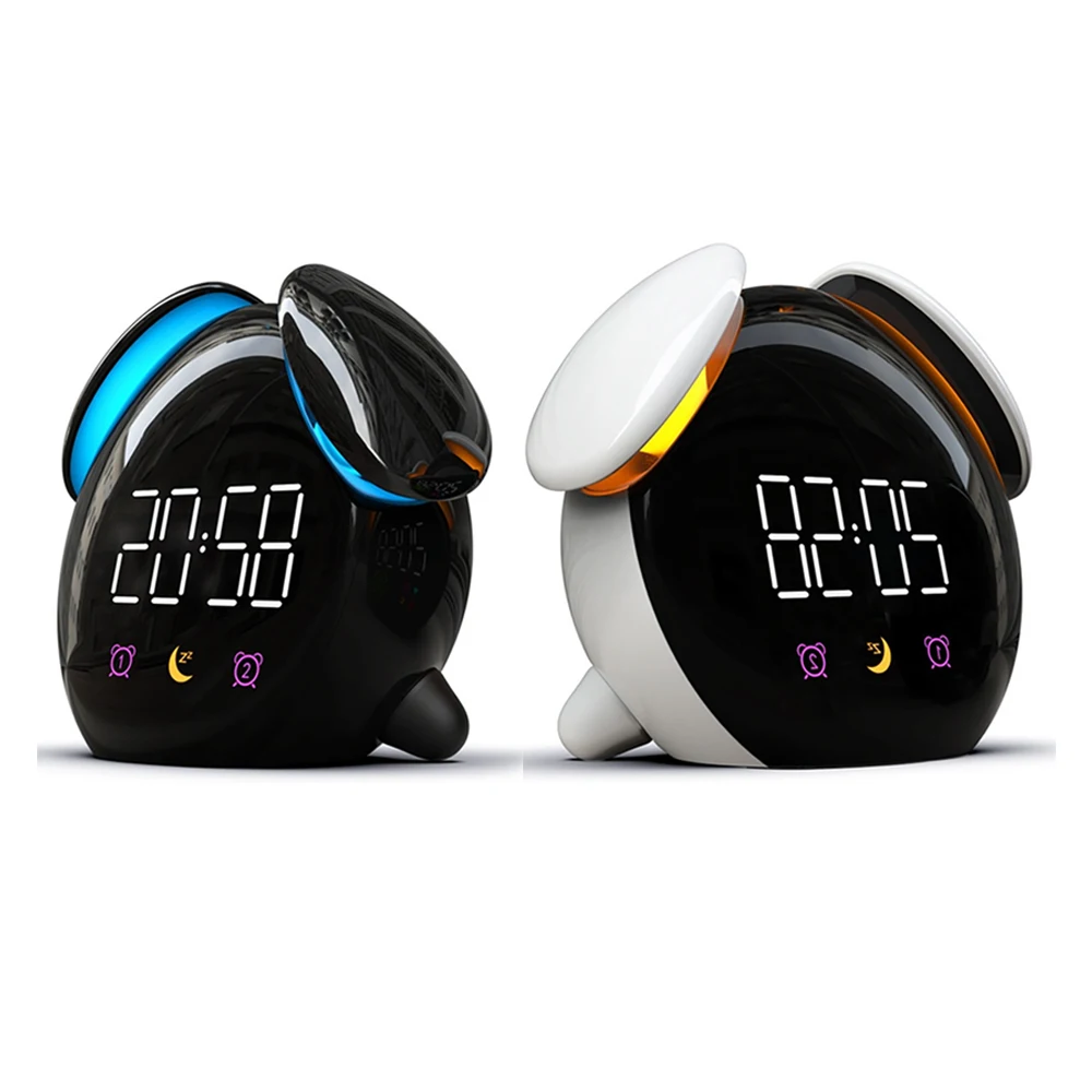 

Wireless Charging clock Intelligent Night Lamp Touch Sensor weather forecast Clock LED Light Alarm Clock Bedroom Beside Lamp
