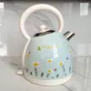 1.8L Painted Baking Paint Retro Electric Kettle Tea Boiling Water 304 Stainless Steel Automatic Anti-dry 220V 2200w 3