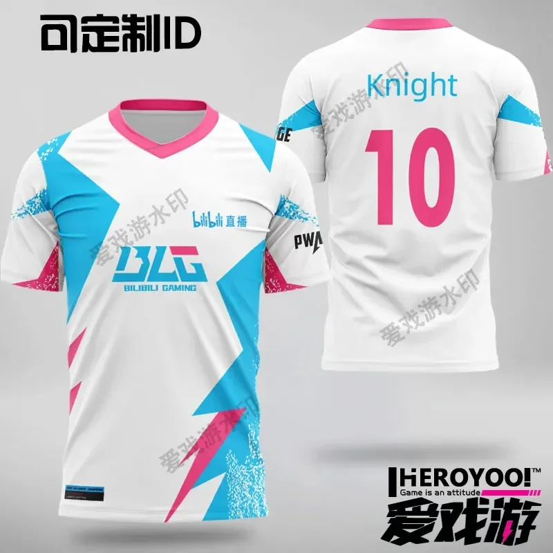 EDG Short-sleeved BLG Team Fearless Varorante Contract ID Short-sleeved Zmjjkk E-sports Youth
