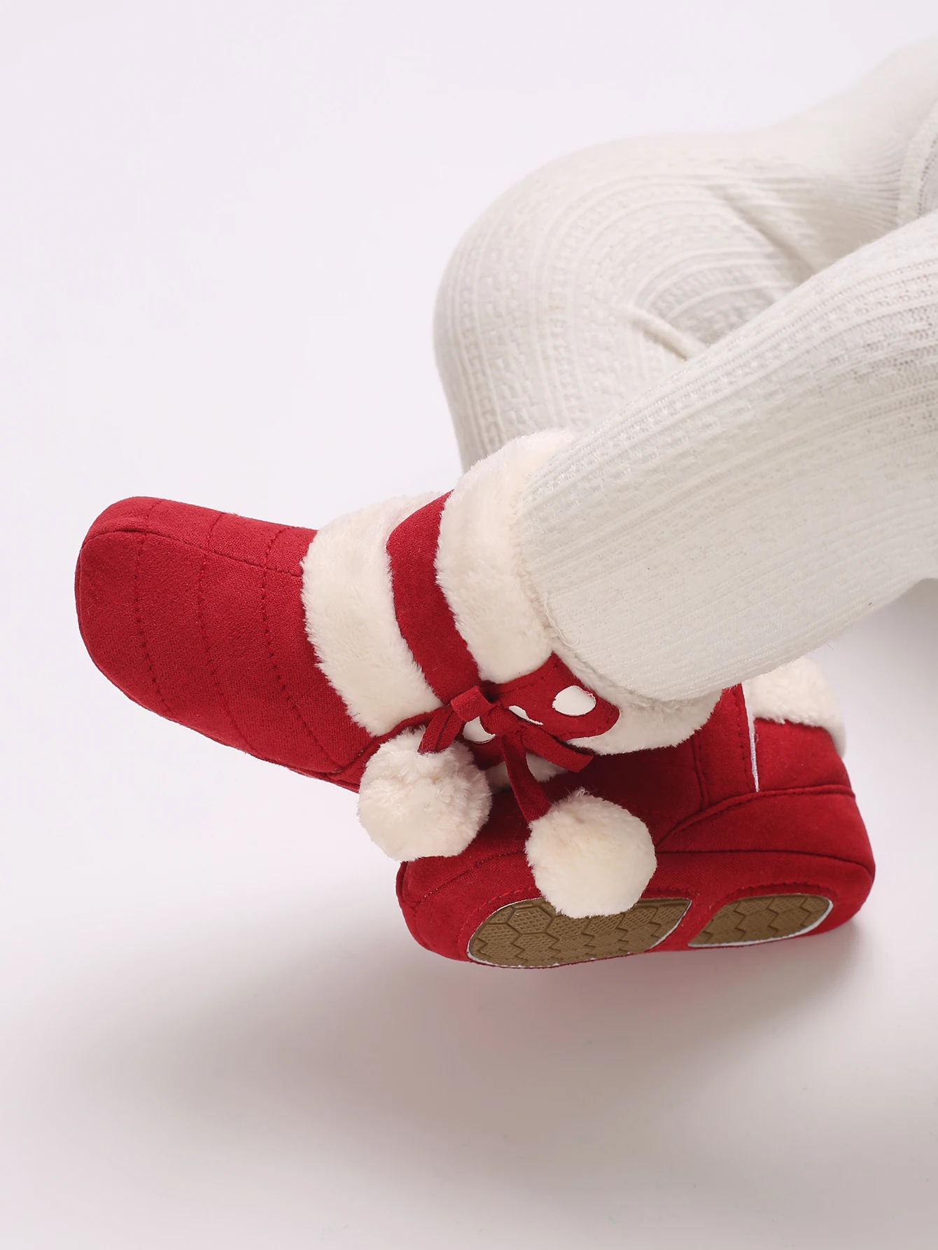 0–18 Monate Baby-Winterstiefel – Plüsch-Schneestiefel mit süßer Schleife | Warmer erster Schritt – Detail 15