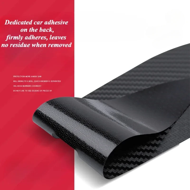 Fit for New Mazda CX-5-Car Carbon Fiber Door Kick Mats Side Protective Mat Cover Anti Shake Styling Accessories