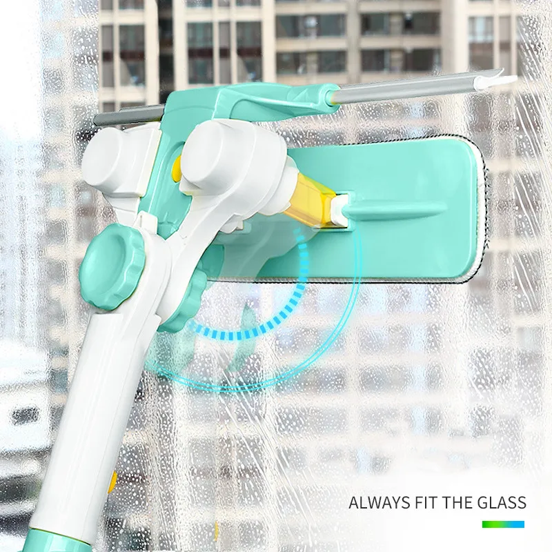 Description Picture 3 of itemRetractable Pole Glass Cleaning, Double Faced Glass Scraper, Wiper, Suitable for Household Cleaning Tools, Tall buildings