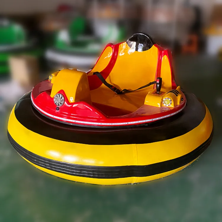 Fairground Spinning Car Street Legal Electric Bumper Car Laser Music Colorful Inflatable Bumper for Sale