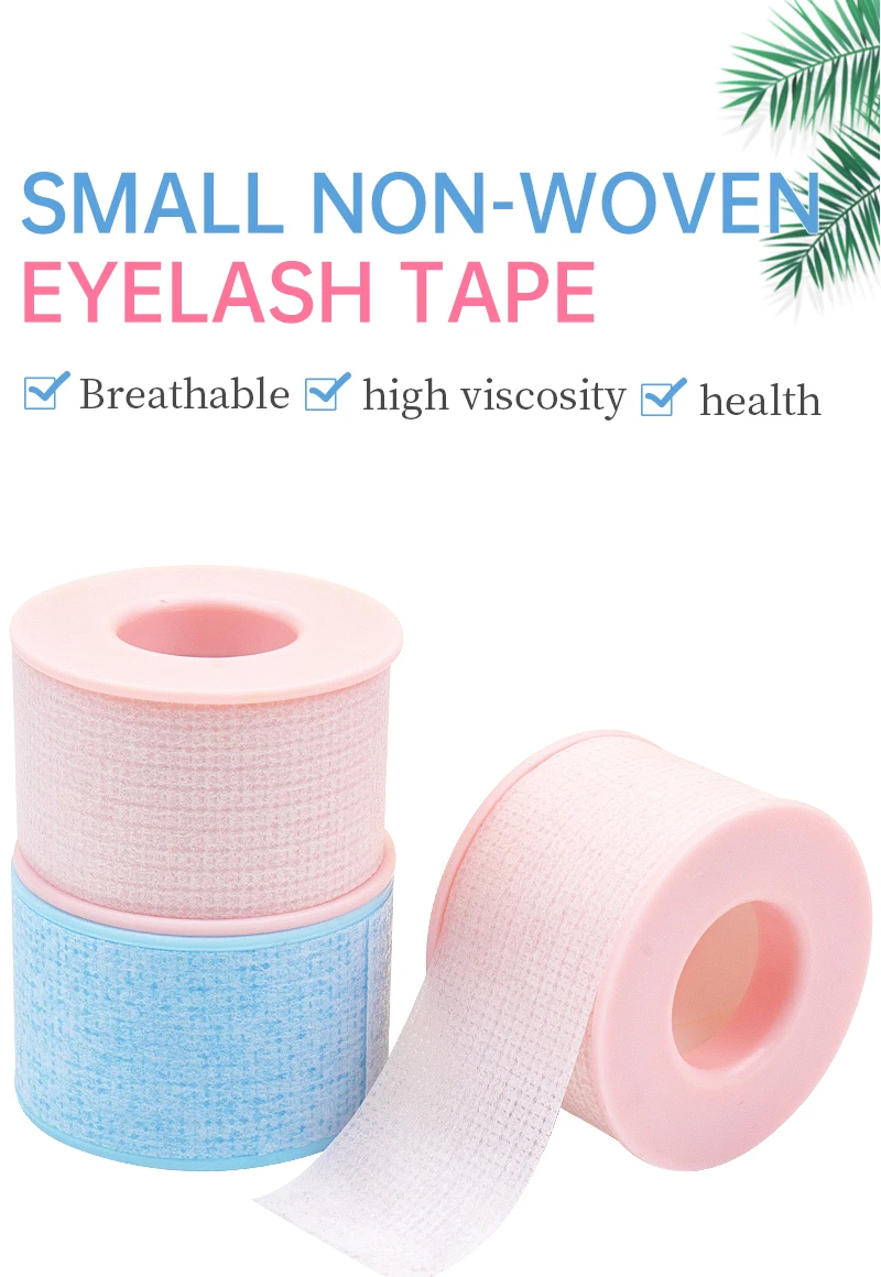 1 Pc Rosa Blau Vlies Medizinische Silikon Gel Band Gepfropft Falsche Wimpern Unter Eye Pad Patch Wimpern Verlängerung weibliche Make-Up-Tools – Detail 1