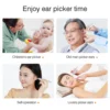 4.1mm IP67 5MP Earwax Video Endoscope Ear Pick Cleaner Cleaning Inspection Tools With Visible Cameras Digital Otoscope Earpick 6
