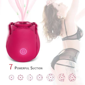 Rose Sucking Vibrator for Women Clitoris Massager Nipples Sucker G-Spot Stimulator Sex Toy for Women Female Masturbation Product 2