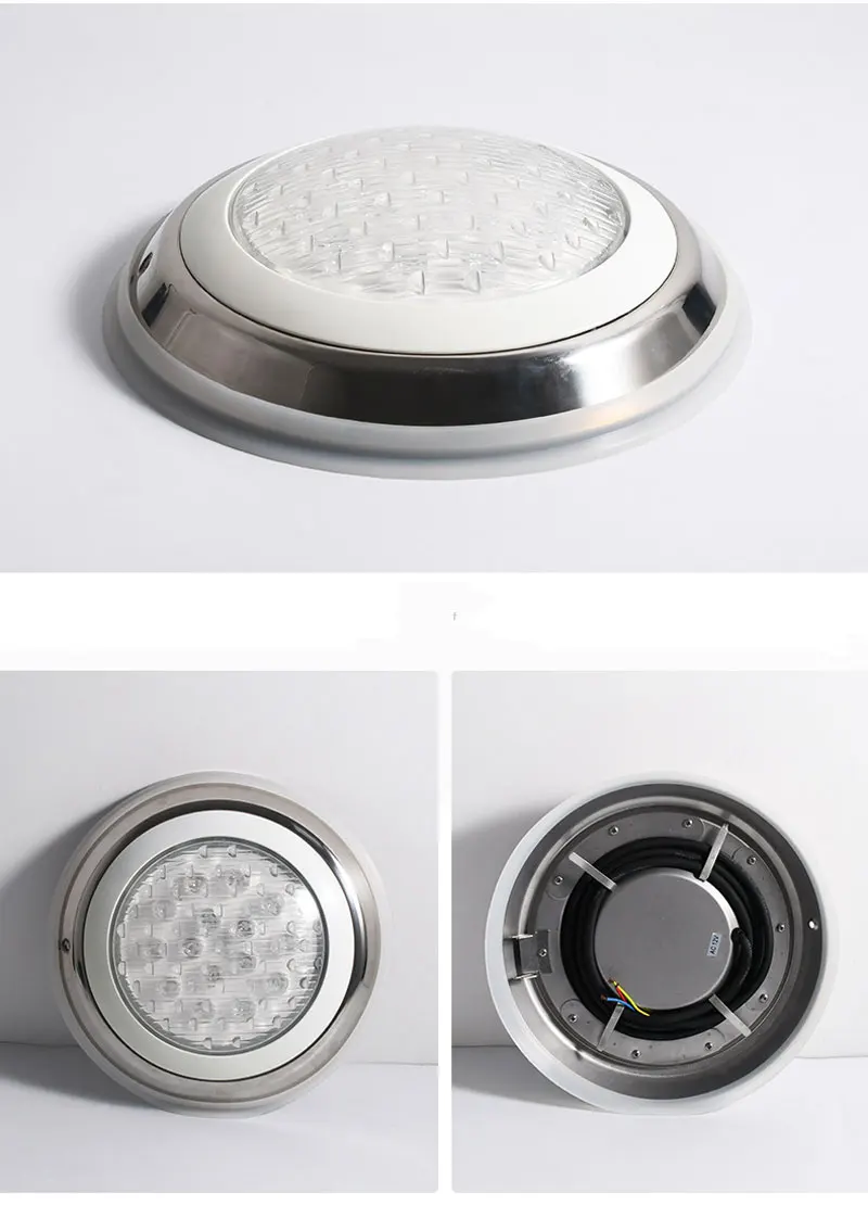 6W 9W 12W LED Lens Swimming Pool Lamp IP68 Waterproof Wall Mount 12V Outdoor RGB Underwater Light Round Fountain Colorful Light 5