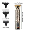 T9 Hair Clipper Electric Clipper Hairdressing USB Electric Three-speed Speed Adjustment Large-screen Power Display Metal Shaver 4