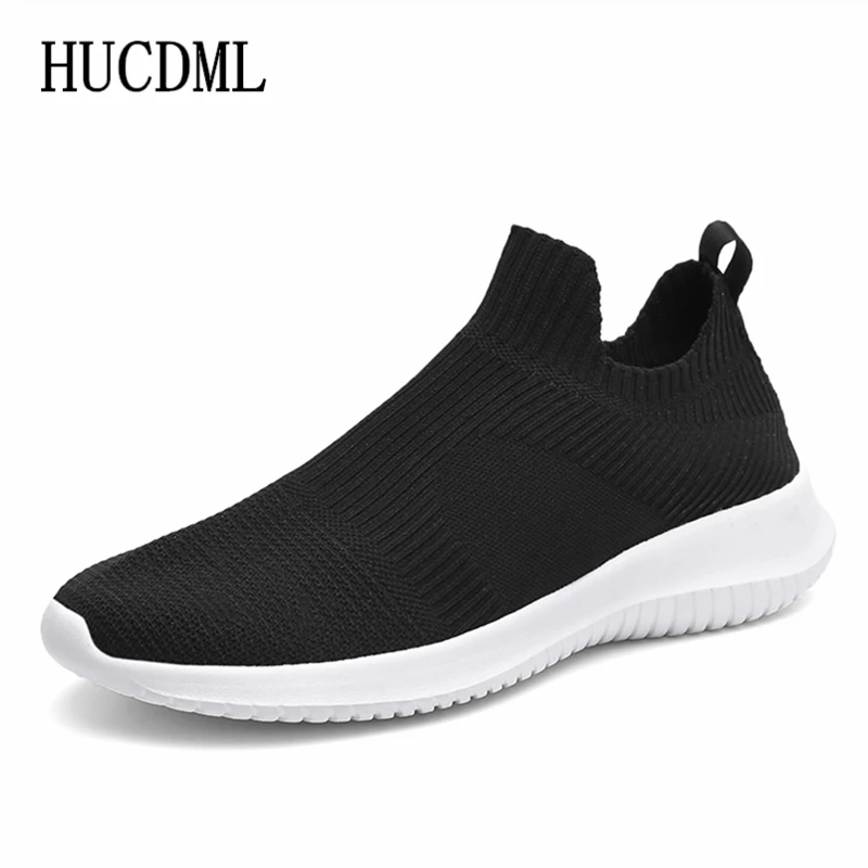 New Comfortable Men Casual Shoes Mesh Breathable Socks Loafers Driving ...