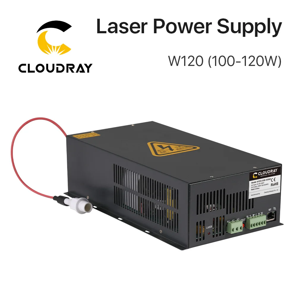 100-120W CO2 Laser Power Supply for CO2 Laser Engraving Cutting Machine W120 T / W Series co2 laser power supply
