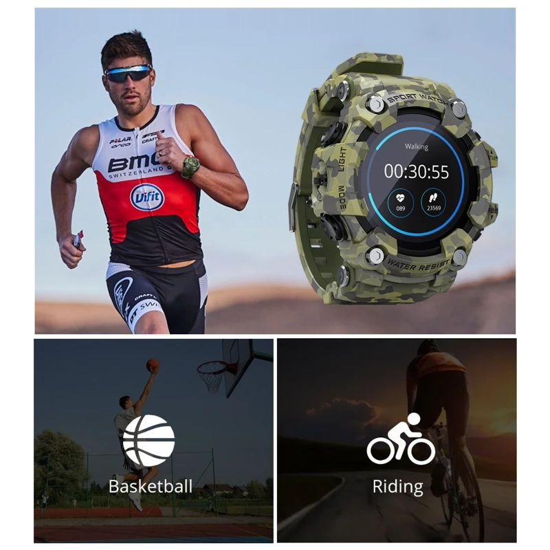 LOKMAT Attack SmartWatch ƮϽ ƮĿ  ȣȯ ð, ɹڼ  