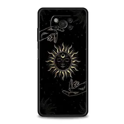 Sun Moon Angel Eyes Artistic Phone Case - Elegant and Durable Design for Mi 10 Lite 5G (A1)
