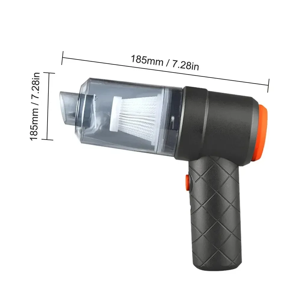 Wireless Vacuum Cleaner Vacuum Cleaner Portable Vacuum Cleaner Handheld Vacuum Cleaner Portable Car Vacuum Cleaner 6000PA Mini Wireless Cleaner Handheld Auto Vacuums Home & Car Dual Use