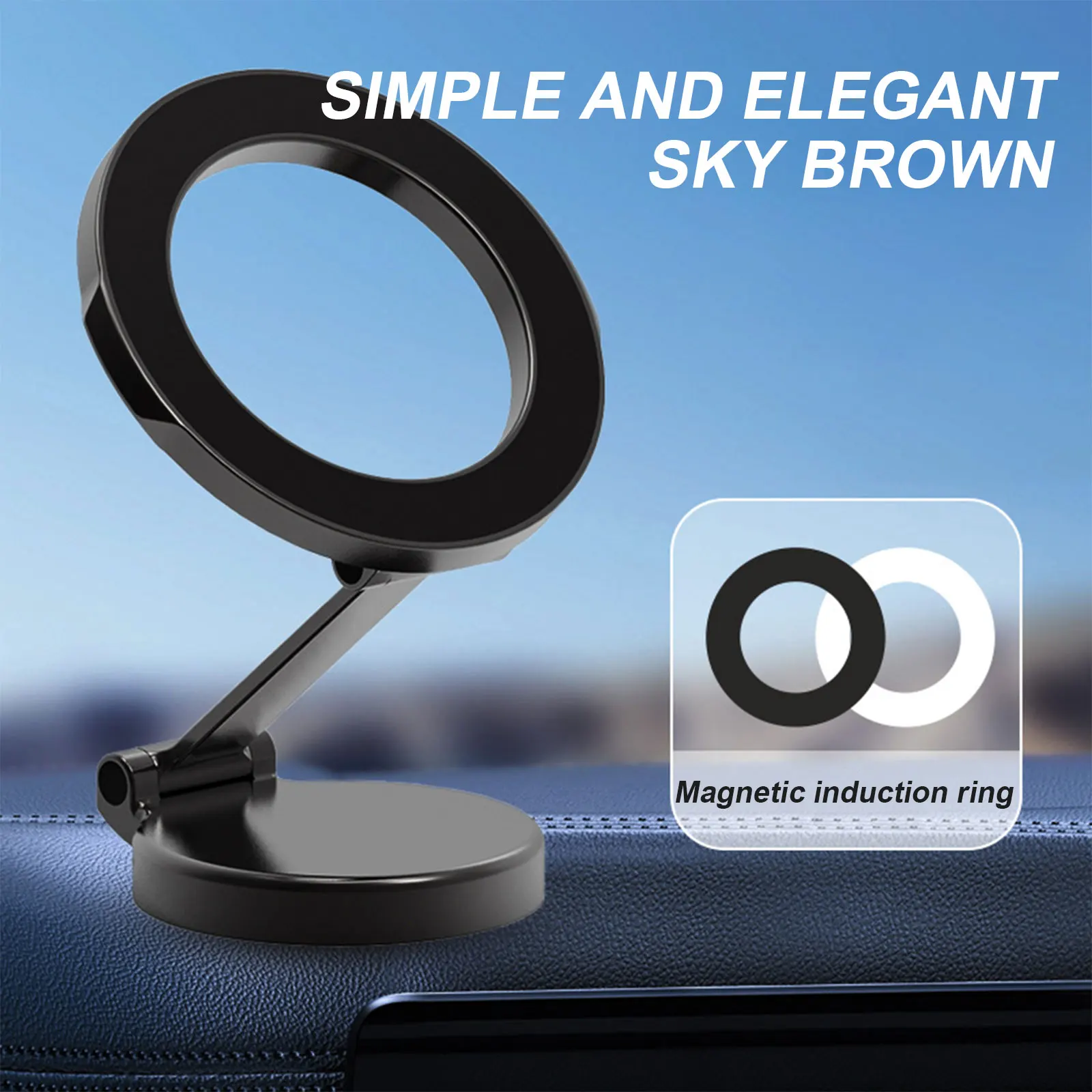 

2023 Автомобильный держатель для телефона Magsafe для транспортных средств, Мобильный держатель для сотового телефона в автомобиле для IPhone 14 13 Pro Max Plus