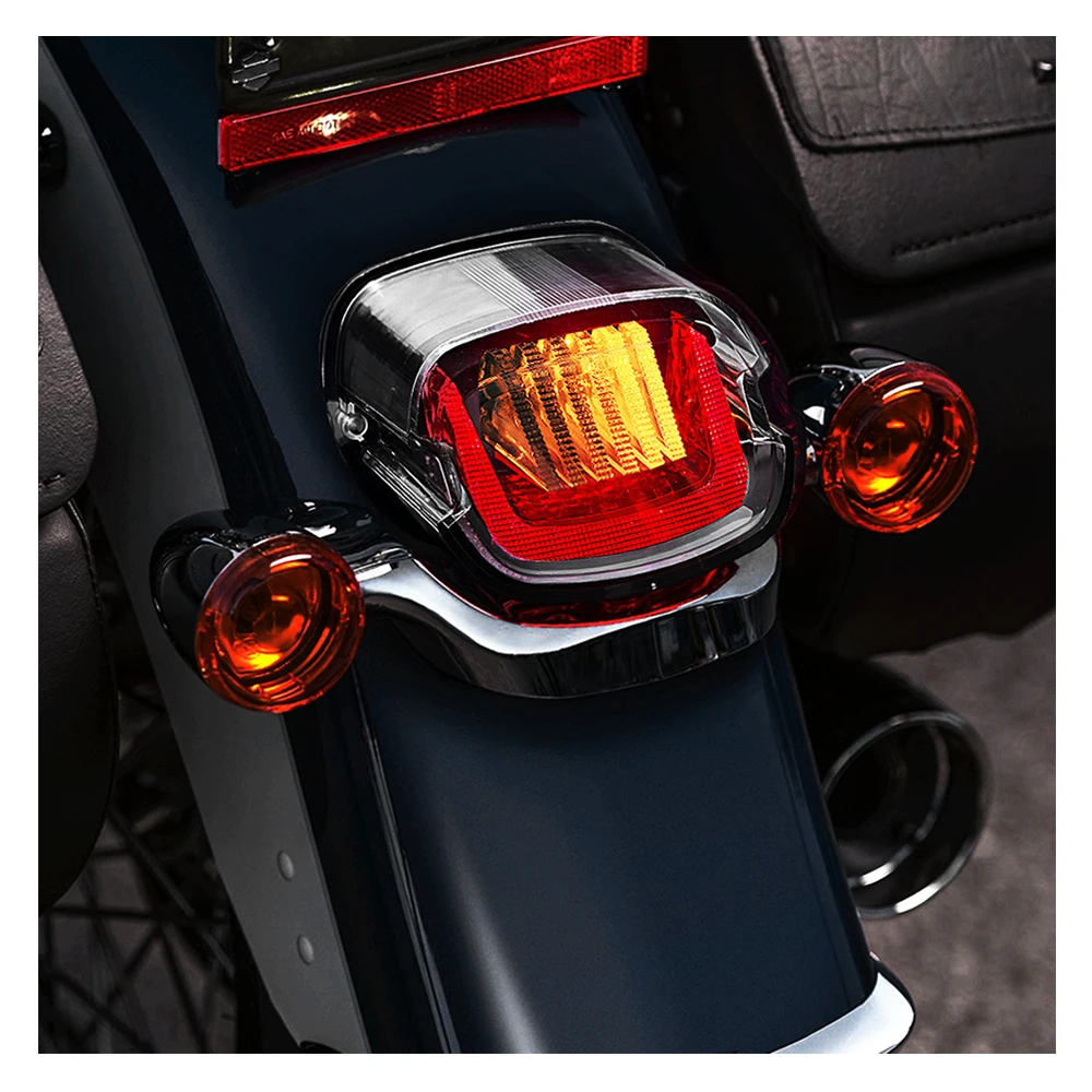 NEW Motorcycle Led Brake Tail Light for Harley Davidsons XR1200X 2010-2013 Waterproof Hover Taillight DRL Runing Lights Emark detail image 3