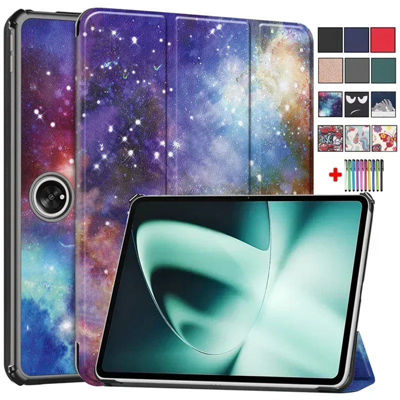 Vibrant Painted Protective Tablet Case with Pen Holder