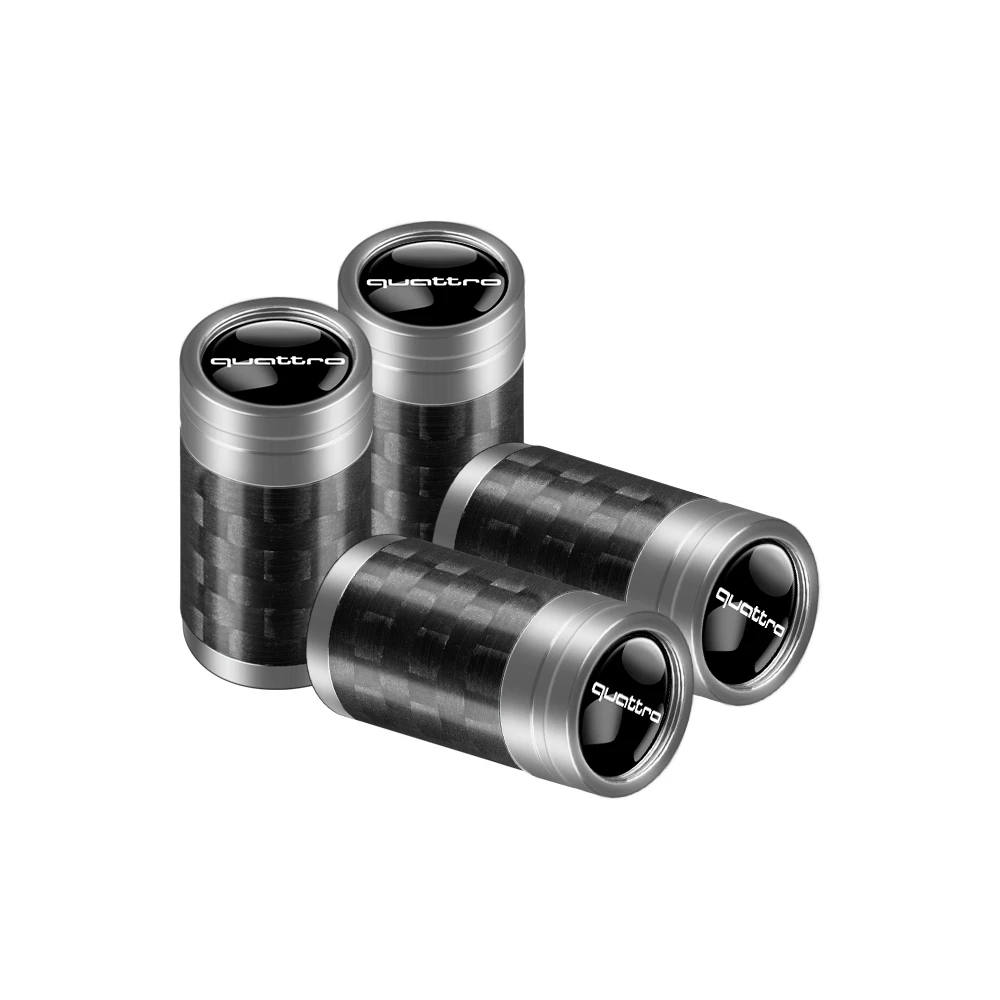 Enhanced Car Tire Valve Cover Set - Pack of 4 Luxury Design Wheel Air Stem Caps