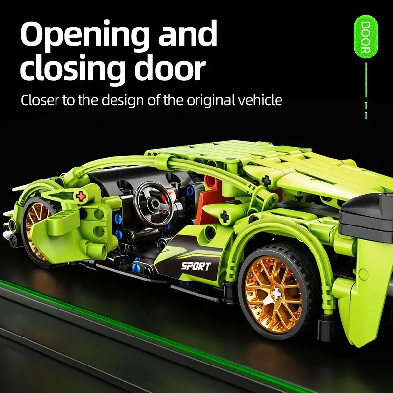 Building Blocks Car Early Learning Development Benefits Intelligence Assembled Toys Children's Birthday Gift 504pcs