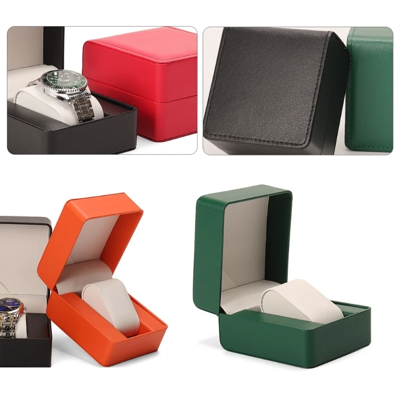 

Прочный чехол для часов из искусственной кожи, гибкая подушка, монтажный держатель для орнамента