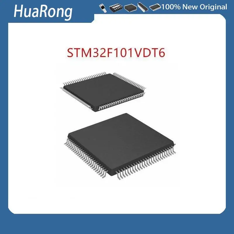 

Новинка, 2 шт., 5 шт., 10 шт./партия, STM32F101 VDT6 STM32F101VDT6 STM32F 101VDT6 32F101VDT6 TQFP100