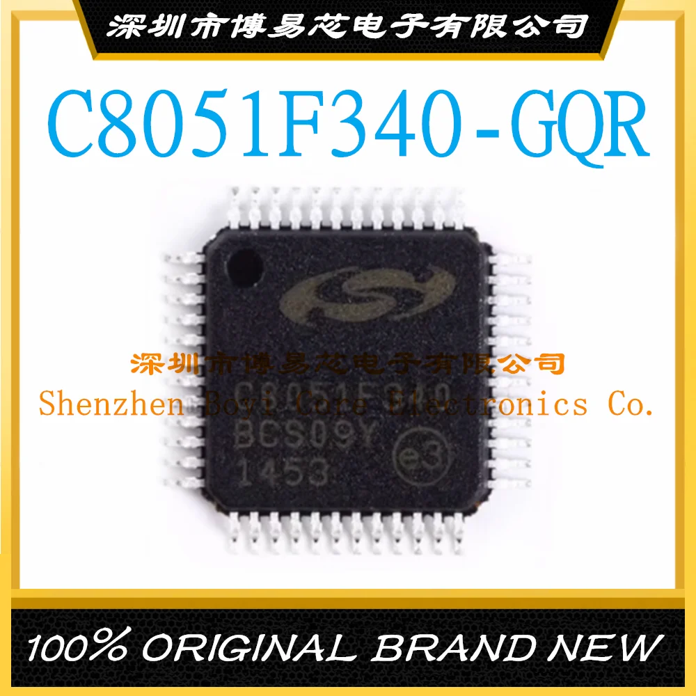 

C8051F340-GQR Package: TQFP-48(7x7) CPU core: 51 series CPU maximum frequency: 48MHz 2.7V~3.6V 64KB GPIO port number: 40