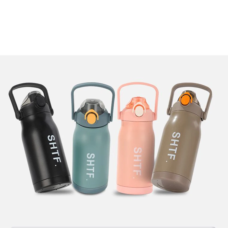 

Large Capacity Thermos 316 Stainless Steel Insulated Cup for Male and Female Students Portable Carrying Water Bottle Outdoor