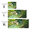 Large mouse pad with Naughty cat and koi pond design, 2mm non-slip rubber base, natural rubber material, rectangular gaming mous 6