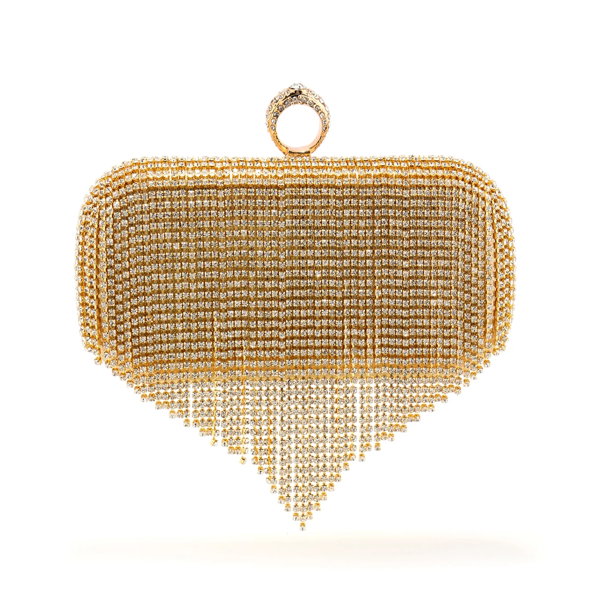 حقائب سهرة فاخرة بتصميم برّاق، مزينة بزخارف على شك...