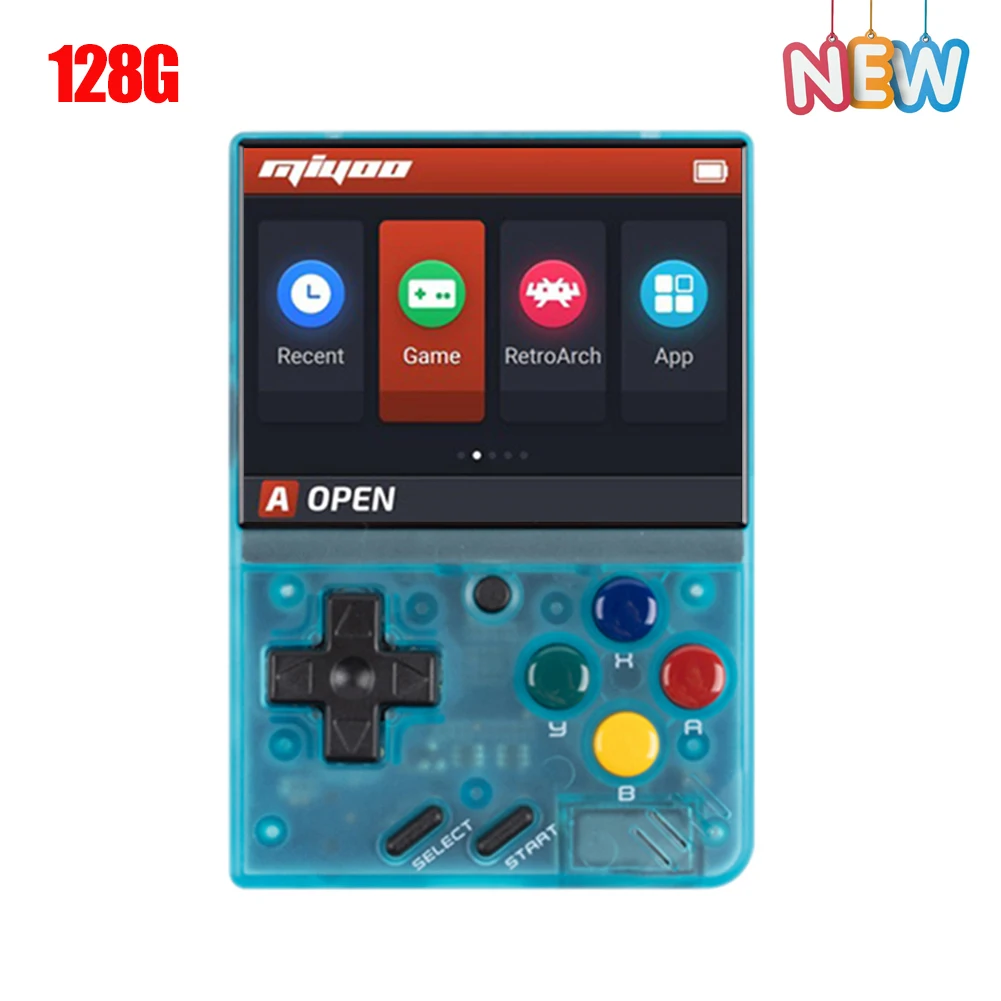 Miyoo Mini Pocket Video Game Consoles Retro Protable Player Built-In 2500+ Games with Tetris 2.8 Inch IPS Screen Gift for Kid 