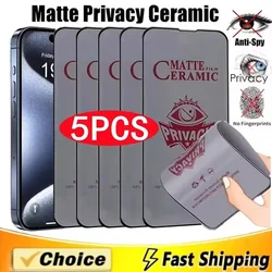 Matte Privacy Ceramic Screen Protector Pack - 5PCS (For iPhone Air)