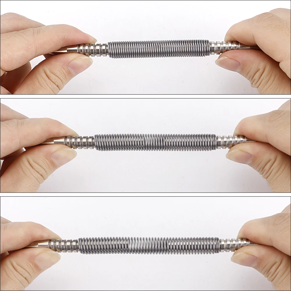 Dual Head Nail Setters Spring Nail Setter Punch Set Hammerless Tool with 5000 PSI Impact Force 1/32&Prime; 1/16&Prime; & 3/32&Prime; 1/8&Prime;