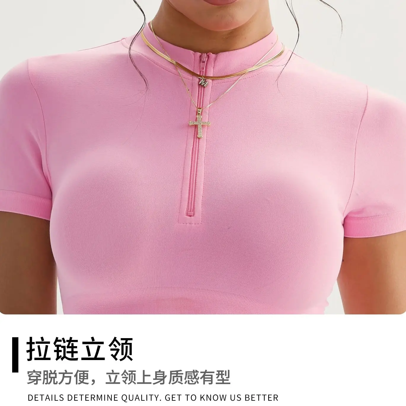 รูปสินค้า เสื้อออกกำลังกายไร้ตะเข็บ กระชับรูปร่าง
