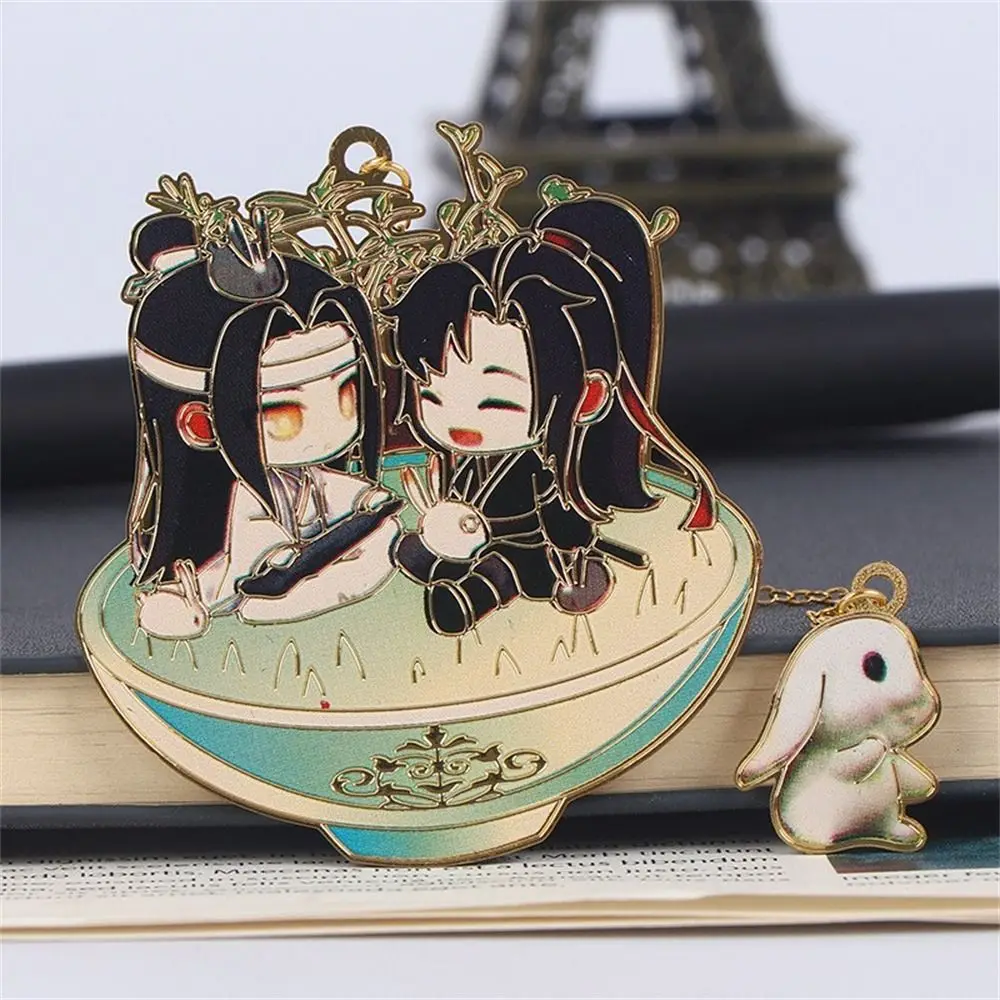 

Supplies Cartoon Wei Wuxian Demonic Cultivation Lan Wangji Mo Dao Zu Shi Bookmark Metal Bookmark Hollowing Bookmark Paper Cilp