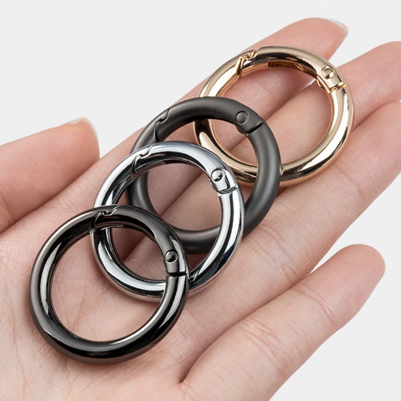 20pcs Porte-clés Porte-clés Anneaux Porte-clés Clips Anneaux Ouverts Porte-clés Anneaux Avec Chaînes Pour Porte-clés Et Artisanat Bijoux Bricolage