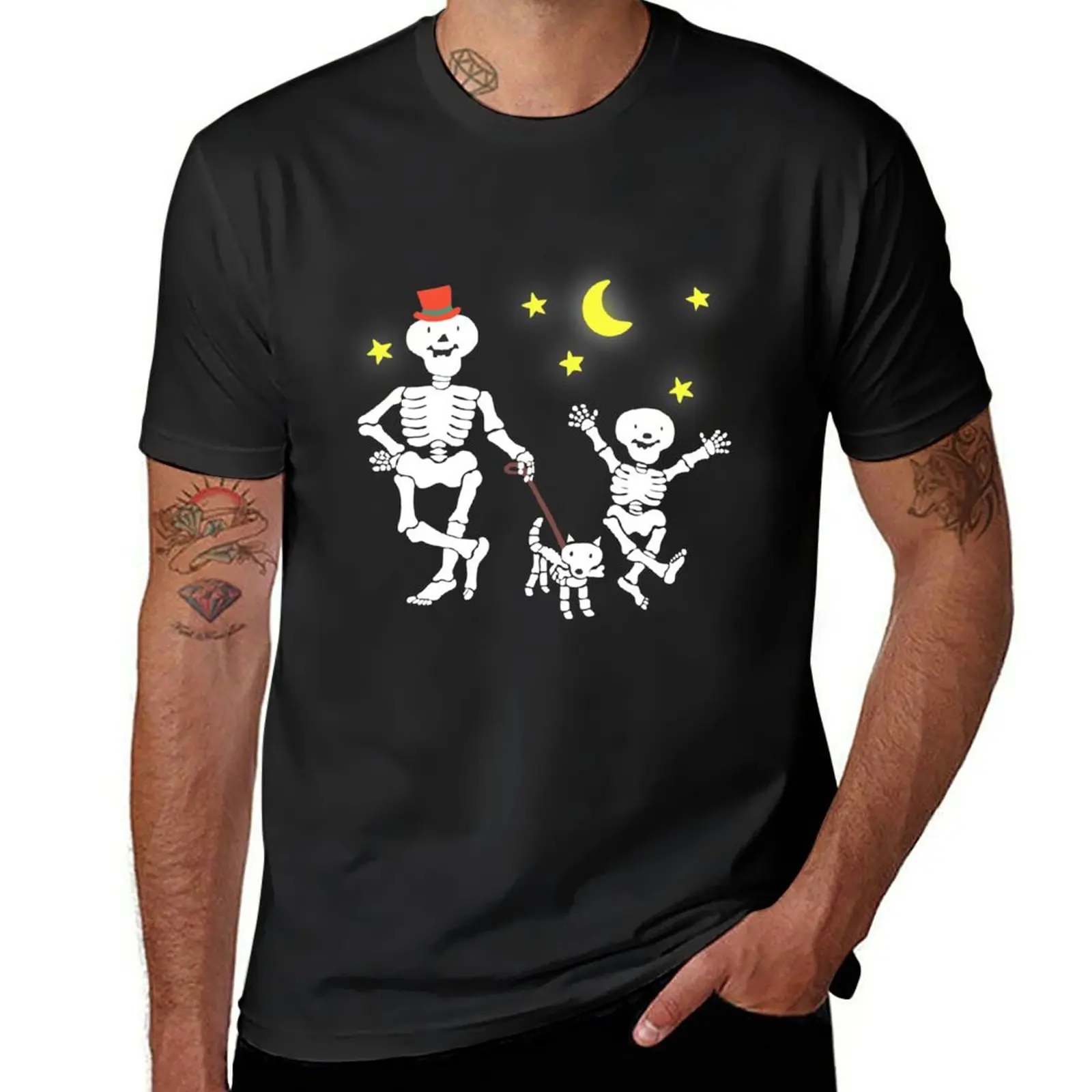 

Funny Bones Retro 80s 90s TV Cartoon Design T-Shirt Blouse new edition oversizeds graphics mens t shirt
