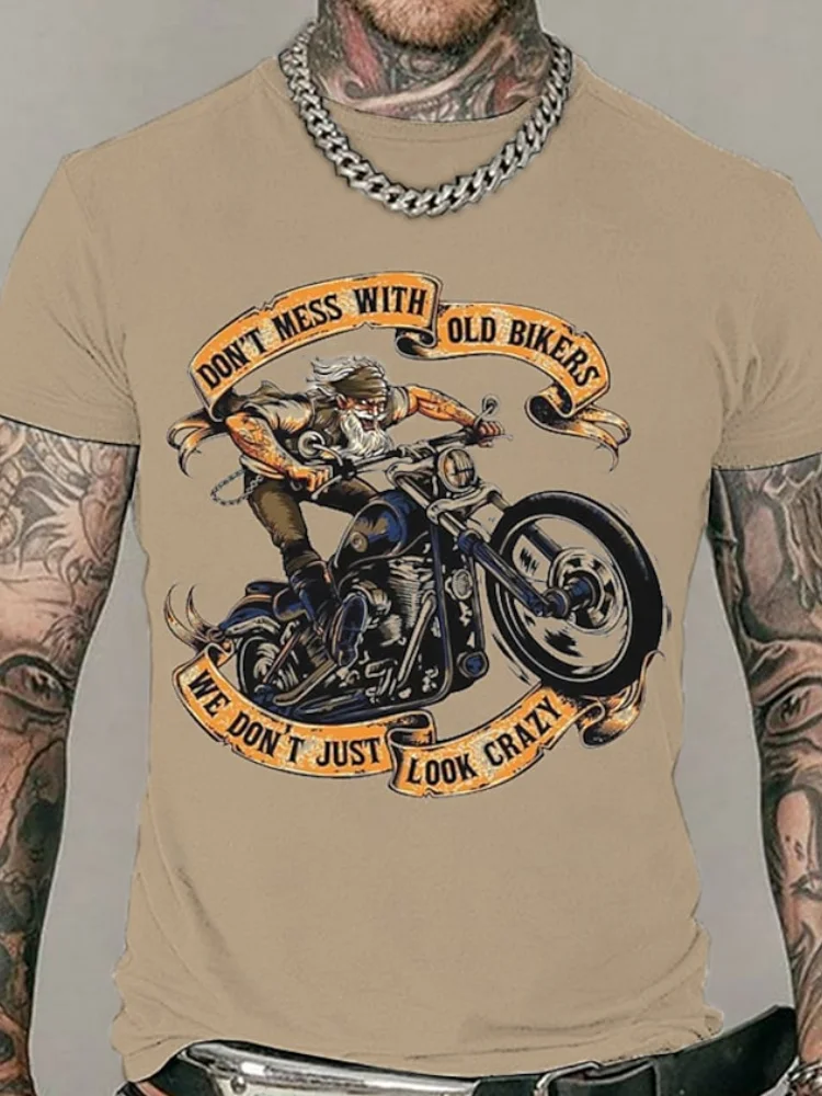 Camiseta Desenho Moto Motocicleta Masculina