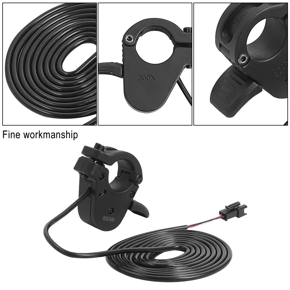 Universal 300X Rechts/Links Hand Gas Elektrische Roller Daumen-drossel für 24V 36V 48V 72V elektrische Fahrrad Beschleuniger Teile – Detail 15