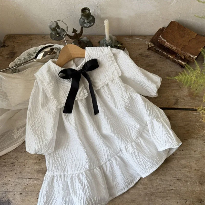 Autumn Baby Girls Dress Cotton Princess