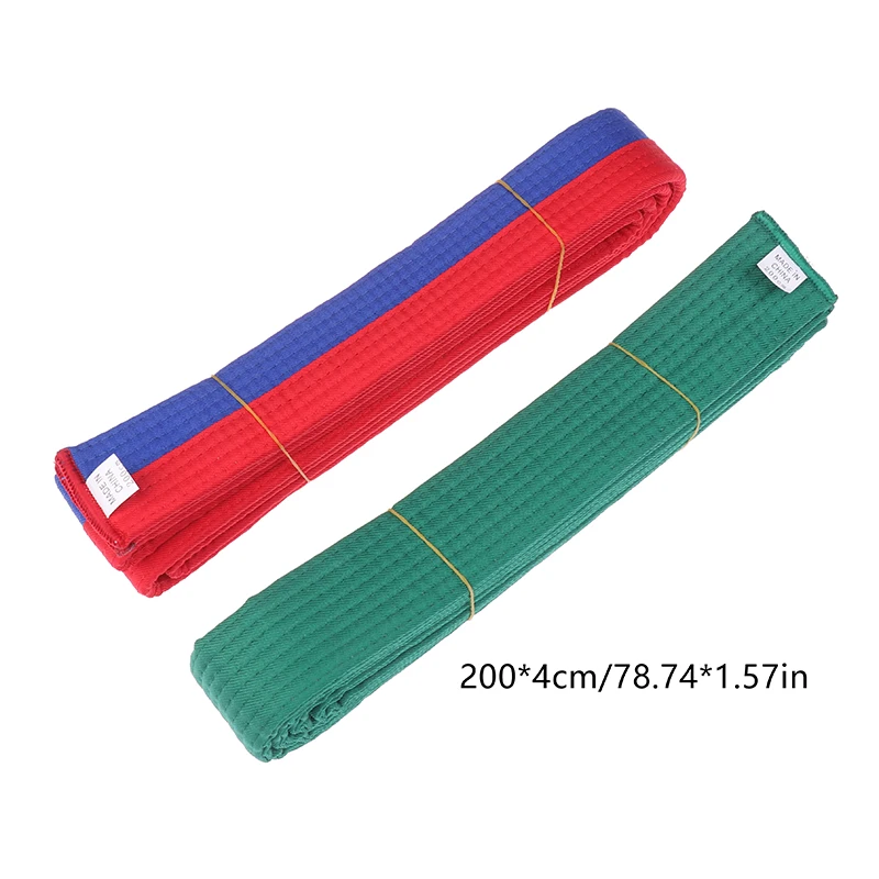 1PC 200cm Taekwondo ITF Belt Color Belt Martial Arts Karate Judo Uniform Accessories Quality Cotton Road
