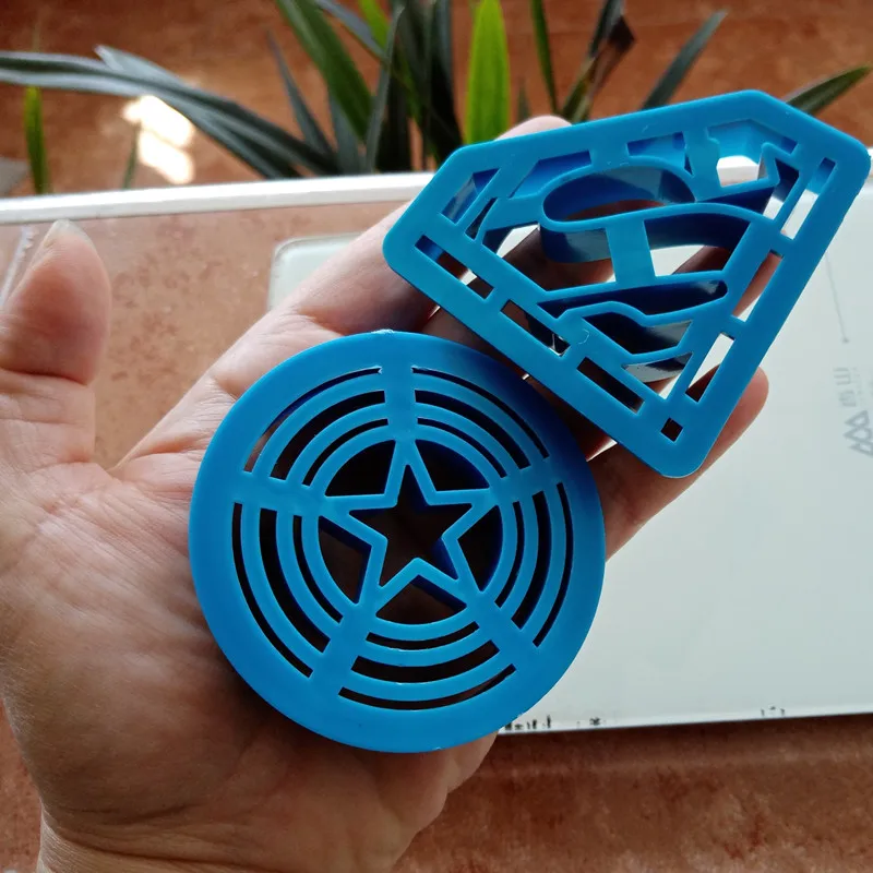 Cartoon Baking Tools Cookie Cutter Food Grade Plastic Biscuit Cutter Cookie Stamp Dinosaur series Biscuit Molds Set