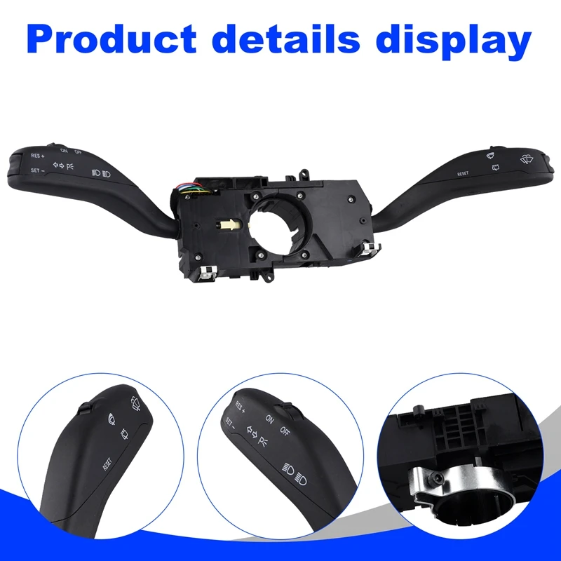 Combination Switch Turn Signal Wiper Control Switch For SEAT IBIZA IV SKODA FABIA VW TRANSPORT 6RD953503B 7H0953513C