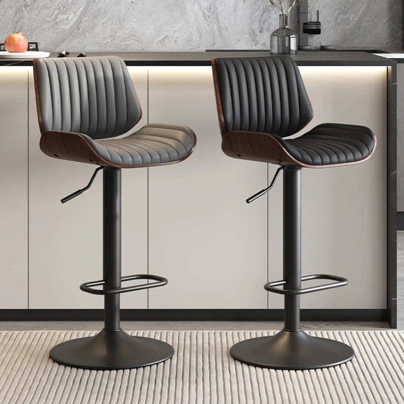 

Lounge Reception Desk Bar Chair European Kitchen Minimalist Luxury Bar Stool Counter Adjustable Cadeira Giratoria Furnitures