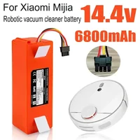 6800mAh 14.4V Li-ion Battery Vacuum Cleaner accessories For Xiaomi Mijia1S Roborocks S50-55 S5 Max S6 S7 Sweeping Robot Battery 1