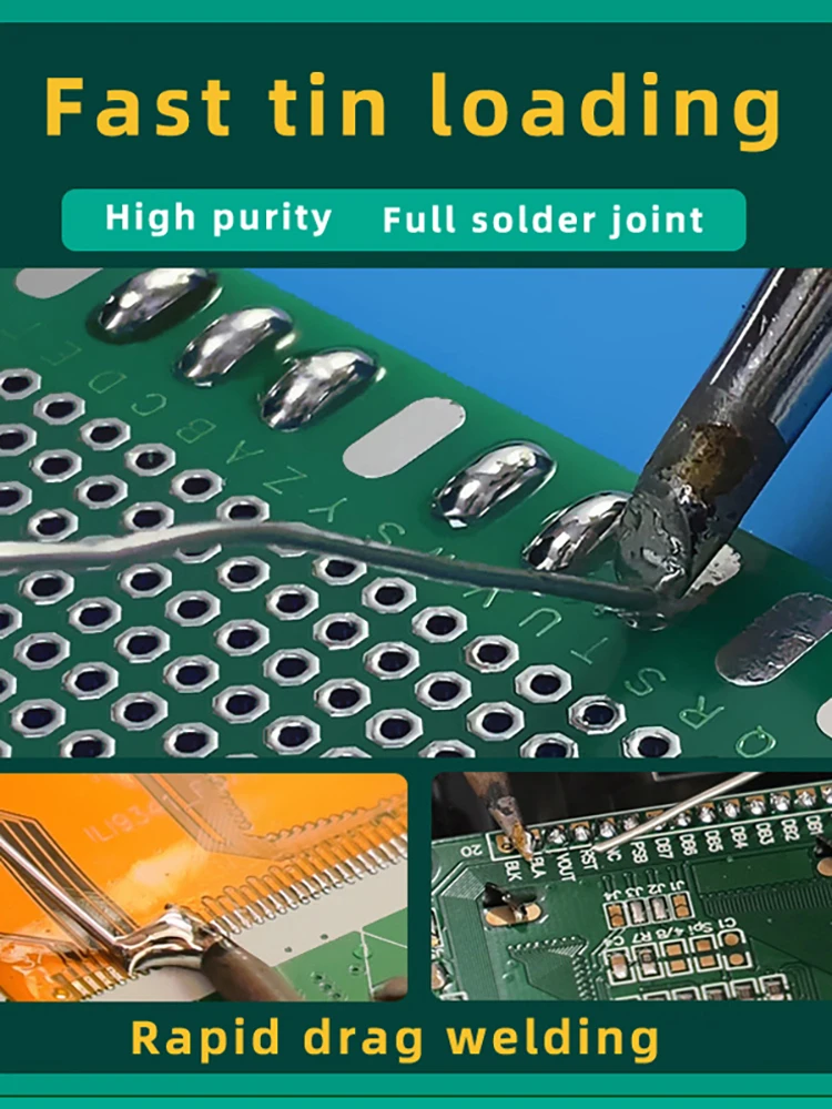 Bleifreier Lötdraht, 0,6–2,0 mm, 100 g, hochreiner, umweltfreundlicher Zinndraht für Reparaturen, PCB-Löten, niedrig schmelzender Zinn, 99,3 % – Detail 6