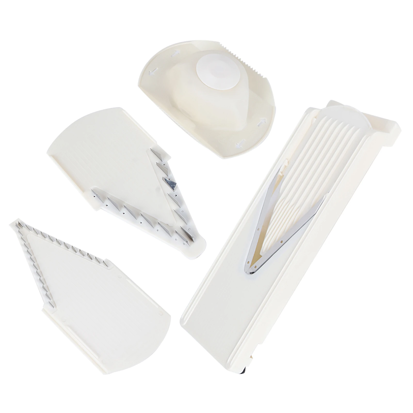 Multifunctional Household V-Shaped Grater Slicing Cutter with Hand Protector Stainless Steel Blade